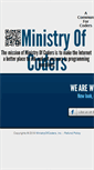 Mobile Screenshot of ministryofcoders.com